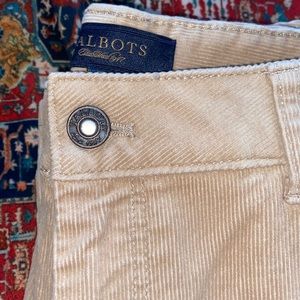 USED TALBOTS CURVY CORDUROY JEANS! VERY GOOD CONDITION!!